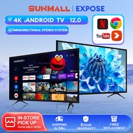 Smart TV 32 inch Android TV EXPOSE TV 50 inch LED TV (32"/43"/50'') WIFI 4K UHD Android 12.0 Google 