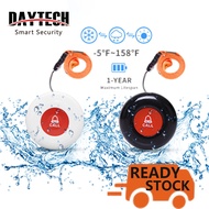 Daytech Waterproof Wireless Call Buzzer for Restaurant Hospital Emergency Button Patient Call Bell
