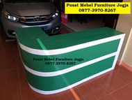 Meja Resepsionis Receptionist Loby Lobby Lobi Lobbi Letter L Kayu