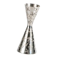 Dolity 30/ 60ml / 1oz/ 2oz Cocktail Jigger Measuring Cup Stainless Steel Ounce Cup Bar Bartender Supplies - Silver