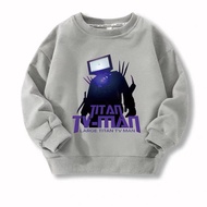 NEW🚽📺 SKIBIDI TOILET DOLL SWEATSHIRT HOODIE TITAN TV MAN TOILET MAN SPEAKER MAN MONITOR MAN 泰坦馬桶人 VS