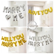 Will You Marry Me 03 Engagement Balloon Decoration Package