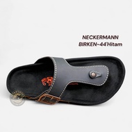 neckerman birken-44 sandal slide casual pria coklat & Hitam size 39-43 berkualitas