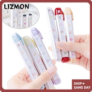 LIZMON Arrival Cute To Do List Journal Stamp, Multi-Head Detachable Seal Pen, Cute Portable Stamp Ma