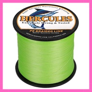 HERCULES PE Line Fishing Line 4-Strand Braid, 15 Colors, Fishing Line for Long Casting, PE X4 Line, 