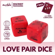 Midoko 2 pc Love Dice Sex Positions and Dares Novelty Gag Gift Sex Toys For Boys Sex Toys For Girls