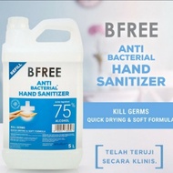 Unik Bfree Hand Sanitizer Gel 75 5 Liter Kemenkes RI Limited