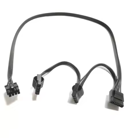 8p 8Pin To Mainboard HDD 3-Port 3 IDE 4pin D Power Socket Cord for For Cougar GX1050 GX800 GX600 CMX