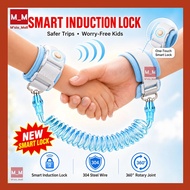 Infant Baby Kids Anti Lost Baby Safety Harness Wrist Band Protection Sticker Key Lock Sensor 360 Deg