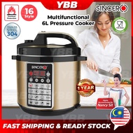 YBB Sincero Multifunctional 6L Pressure Cooker SPC-9002 16 in 1 Rice Cooker