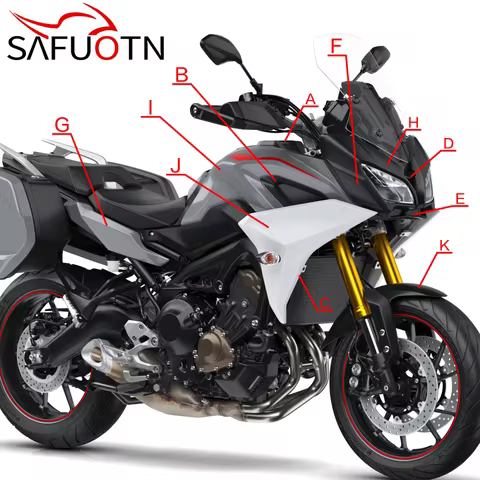 Tracer900 Fairings Injection Panel Bodywork Frame Protector Kits For Yamaha Tracer 900 GT 2018 2019 