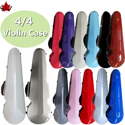 Strong carbon fiber 4/4 violin Case，Hard Shell Storage Protect Violin box violin bag ,Waterproof sho