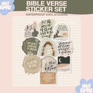 Bible verse stickers 10pcs Laptop, Tumbler, Journal Stickers | Waterproof Vinyl Stickers