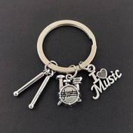 AFMY Drum  Music Lovers Ro Bapa Pendant Band Kit Drum Keychain Bapa Keychain HOT
