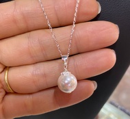 Vòng cổ mặt ngọc trai bạc s925 vĩnh viễn bảo hành bạc Thuylamshop