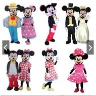 Fancytrader Mickey and Minnie Mascot Costume Mickey Mouse Mascot Cosplay Anime Halloween Birthday Party Prop 9 Models