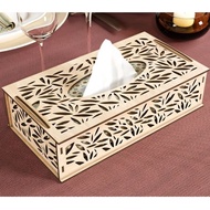 Laser Cutting Tissue Box/Carved Tissue Box/ Motif Tissue Box