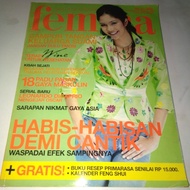 majalah Femina tahun 2005 cover Natasha