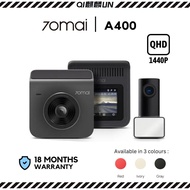 70MAI A400 Dash Cam | Car Recorder | Dashcam | Car Camera Dual Channel Night Vision QHD 1440P WDR Ap