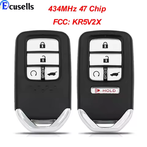 4B/5B For Honda URV CRV CR-V Civic 2017 2018 2019 2020 Pilot 2021 Remote Key Fob KR5V2X 434MHz 72147
