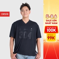 CANIFA S adult unisex t-shirt with Vietnamese letter print 30.4, oversize form 5TS26S018