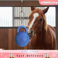 [miaon.my] 9.8 Inch Jolly Ball with Handle Training Polo for Horses Stall Entertainment Play
