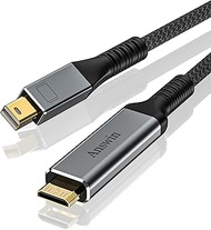 Mini Displayport to Mini HDMI Cable 4K Unidirectional 10Ft 2K@60Hz Thunderbolt 2 to Mini HDMI Cable 