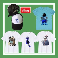 Set of 4 children's t-shirts model Sans Undertale Error 404 Gangster Squad for boys and girls, Sans 