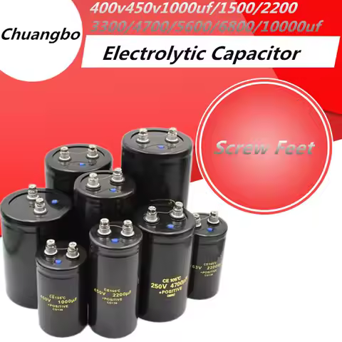 Electrolytic Capacitors 400V 450V 1000UF 1500UF 2200UF 3300UF 4700UF 5600UF 6800UF 10000UF Brand New