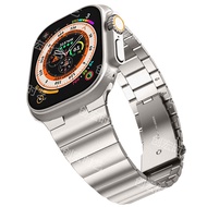 Serasi dengan Apple Ultra 49mm Watch Apple Watch One Bead Metal Stainless Steel Band Band Apple Watc