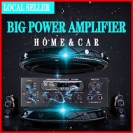 🔥KTV Home Car Stereo Power Amplifier Audio  2Channel EQ Equalizer bluetooth USB AMP Sound System karaoke Subwoofer Radio
