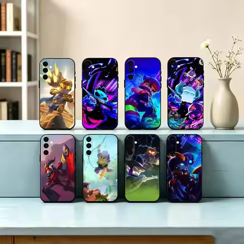 Brawl Stars Phone Case For Samsung Galaxy A73,A72,A71,A70,A53,A52,A51,Soft Silicone Black Cover