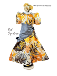 Filipiniana Costume for KIDS, Modern Filipiniana with bandana, Buwan ng Wika Red Signature