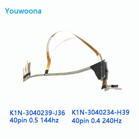 NEW ORIGINAL Laptop LCD LED Cable For MSI GP66 GE66 GS66 MS-1542 K1N-3040234-H39 0.4mm 240hz K1N-304