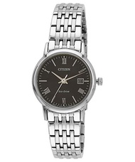 [Powermatic] Citizen EW1580-50E  Women's Eco Drive 100M Silver Stainless-Steel Eco-Drive Watch