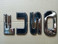 ATX - EMBLEM TULISAN FUSO BESAR CHROME LES HITAM FUSO6D40 FUSO