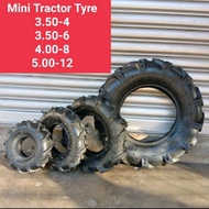 Mini Tractor 3.50-4 3.50-6 4.00-8 5.00-12 Tyre Tube Tayar Tuib Bunga Kasar Untuk Kereta Baja