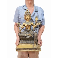 泰国进口 四面佛金身 泰国四面佛像 （18寸高）有求必应大梵天王  实心铜 泰国铜像