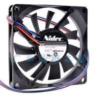 Applicable Nidec 8cm 8015 12V 0.045A Built-in refrigerator Computer CPU Ultra-quiet Cooling