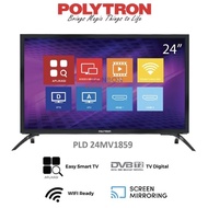 SMART TV ANDROID Polytron Digital 24 inch PLD-24MV1859 DVB-T2, Youtube
