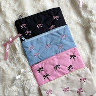 Mocorie - Cheviere Ribbon Pencil Case Coquette Pencil Case Ribbon Pencil Case Ribbon Pencil Case Sch