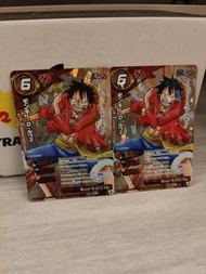 市場少有 MBC 海賊王 路飛 SR 閃咭 Card