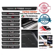 PERODUA ATIVA/Alza/Axia/Aruz/Bezza/Myvi/Viva/GearUp/Advanced|Door Side Sill Panel Sticker|Waterproof