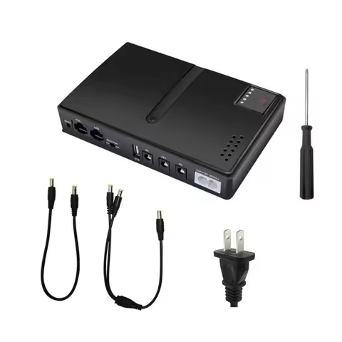 UPS 5V 9V 12V Uninterruptible Power Supply Multipurpose UPS Battery Backup