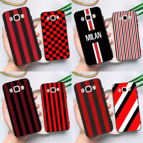Milan Stylish Stripe Design Case For Samsung Galaxy J4 J6 Plus 2018 J8 A6 A7 A8 A9 J1 A3 A5 2016 J3 