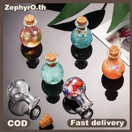 10x Small Glass Bottles Miniature Potion Bottle Mini Cork Glass Vials Wedding