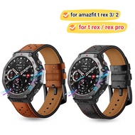 amazfit t rex 3 strap leather strap sports Wristband amazfit t-rex 2 strap amazfit t rex pro strap t