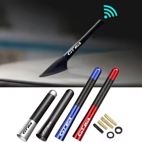 Alloy Car Roof Radio Antenna for Peugeot GT LINE Logo 406 405 205 3008 206 308 208 508 407 107 307 A