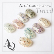 Korea🇰🇷 AQ Gel TWEED 73-80 Aurora Queen Glitter No.1Glitter in Korea 韩国 第一金葱 第一亮片