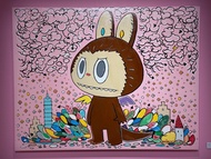 「全新」The monsters 10週年 Labubu Art Print 版畫 十週年 Zimomo 龍家昇